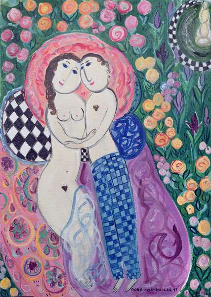 Lovers, 1991, by Dora Holzhandler